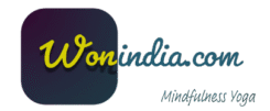 Logo for "wonindia.com" featuring a sleek design with stylized text and dynamic color palette.